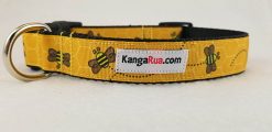 Busy Bee on Yellow - 1" Collar