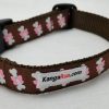 White Bones on Brown - 1" Collar