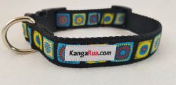Color Squares on Black - 1" Collar