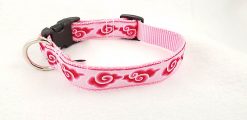 Pink Clouds on Light Pink - 1" Collar