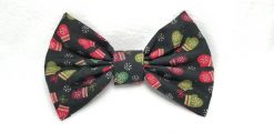 Mittens on Black - Bow Tie