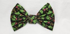 Holly on Black - Bow Tie
