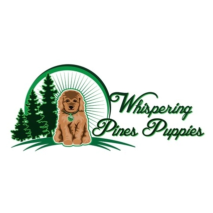 Whispering Pines Puppies logo